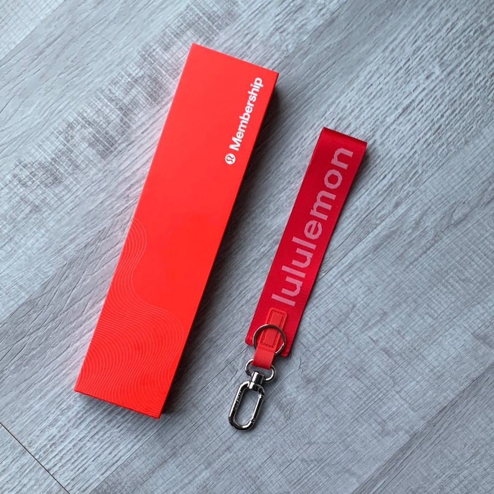 Lululemon Red Collectible Edition Never Lost Keys in the box. NEW.